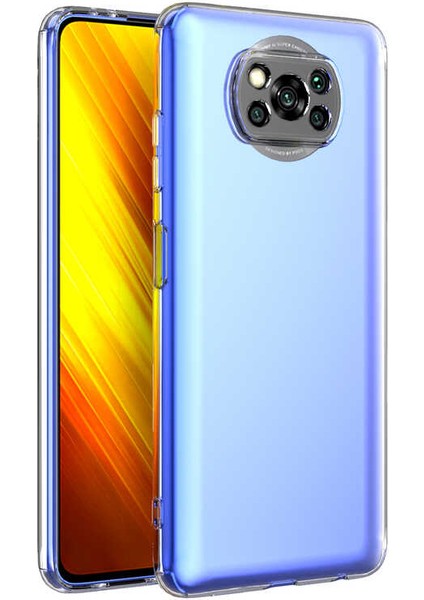 Xiaomi Poco X3 Pro Kılıf Şeffaf Silikon Lüx