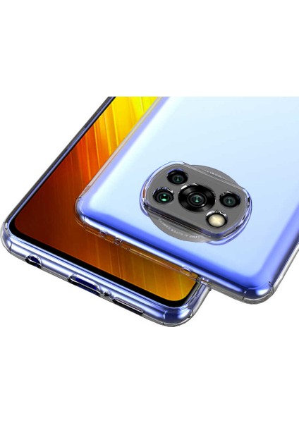 Xiaomi Poco X3 Pro Kılıf Şeffaf Silikon Lüx