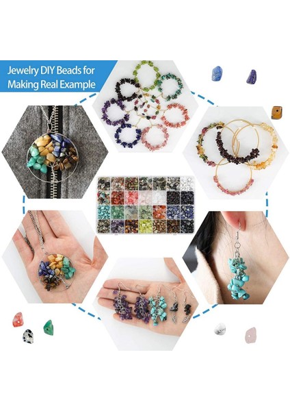 Düzensiz Cips Taş Boncuk Kiti Atlama Yüzük Dıy Takı Bilezik Yapımı Için (Yurt Dışından) fırsatları