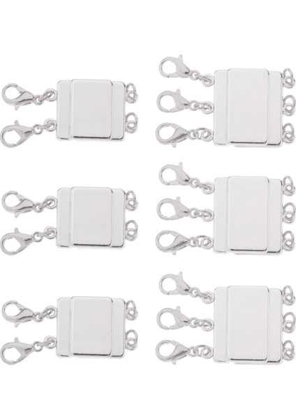 Kolye Katmanlama Toka Manyetik 2-3 Strands Ayırıcı Gümüş 6 Adet (Yurt Dışından) fiyatları