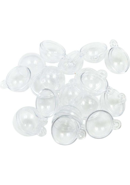 10X Temizle Charms Plastik Top Tatil Düğün Parti Anahtarlık Dekorasyon Için (Yurt Dışından)