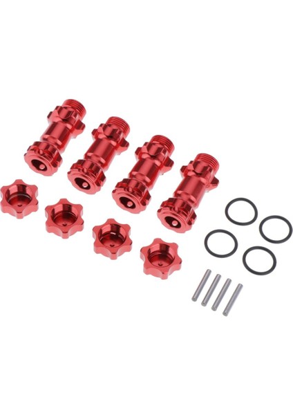 Hsp 94087 Için 17MM 30MM Birleştirici Adaptörü 1/8 Rc Kamyon Kırmızısı (Yurt Dışından)