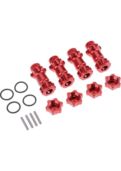 Hsp 94087 Için 17MM 30MM Birleştirici Adaptörü 1/8 Rc Kamyon Kırmızısı (Yurt Dışından)