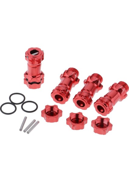 Hsp 94087 Için 17MM 30MM Birleştirici Adaptörü 1/8 Rc Kamyon Kırmızısı (Yurt Dışından)
