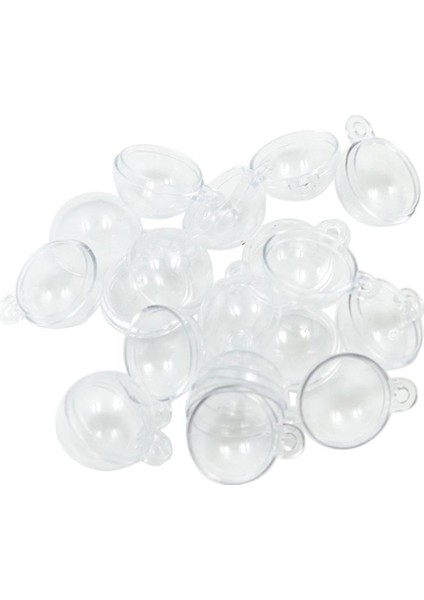 10X Temizle Charms Plastik Top Tatil Düğün Parti Anahtarlık Dekorasyon Için (Yurt Dışından) indirimleri