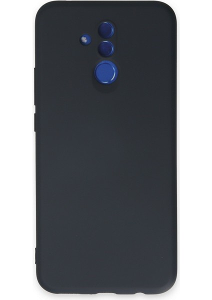Huawei Mate 20 Lite Kılıf Lansman Içi Kadife Nano Silikon - Koyu Gri