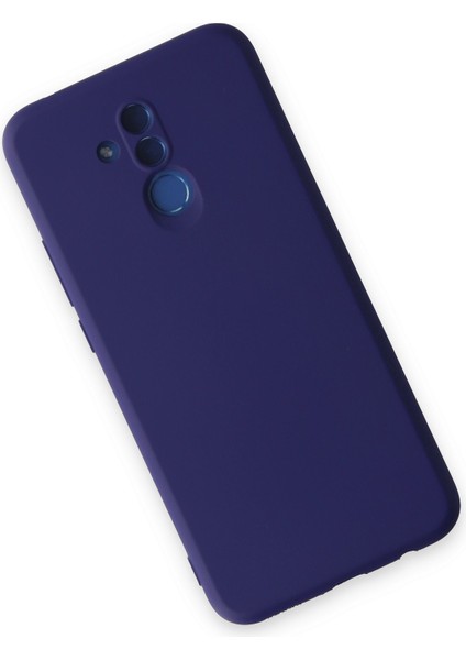 Huawei Mate 20 Lite Kılıf Lansman Içi Kadife Nano Silikon - Koyu Mor modelleri
