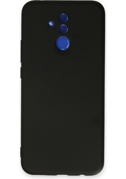 Huawei Mate 20 Lite Kılıf Lansman Içi Kadife Nano Silikon - Siyah
