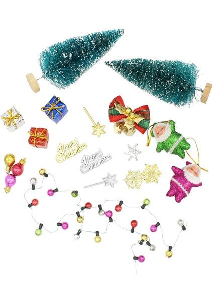 1: 12TH Dollhouse Minyatür Noel Hediyeleri Dekorasyon Aksesuar Noel Seti (Yurt Dışından)