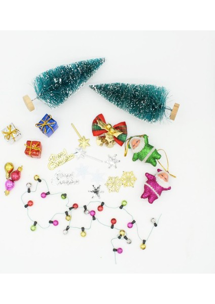 1: 12TH Dollhouse Minyatür Noel Hediyeleri Dekorasyon Aksesuar Noel Seti (Yurt Dışından) fiyatları