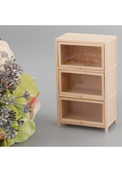 Minyatür Dollhouse Ahşap Kitaplık Mobilya 3-Tier 1:12 Peyzaj Için (Yurt Dışından) indirimleri