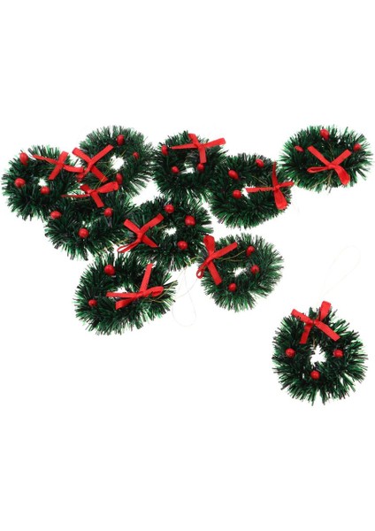 1/12 Bebekler Ev Asılı Çelenk Noel Ağacı Dekorasyon Garland Oyuncak (Yurt Dışından)