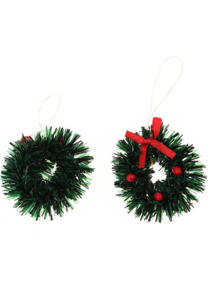 1/12 Bebekler Ev Asılı Çelenk Noel Ağacı Dekorasyon Garland Oyuncak (Yurt Dışından) fiyatları