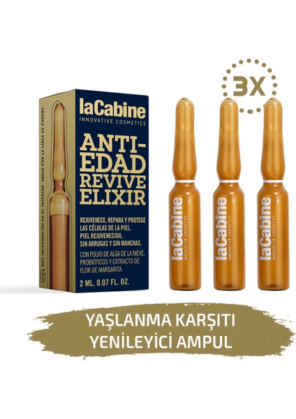 3 Adet Cilt Ampul Dermaroller Dermapen Yüz Serumu
