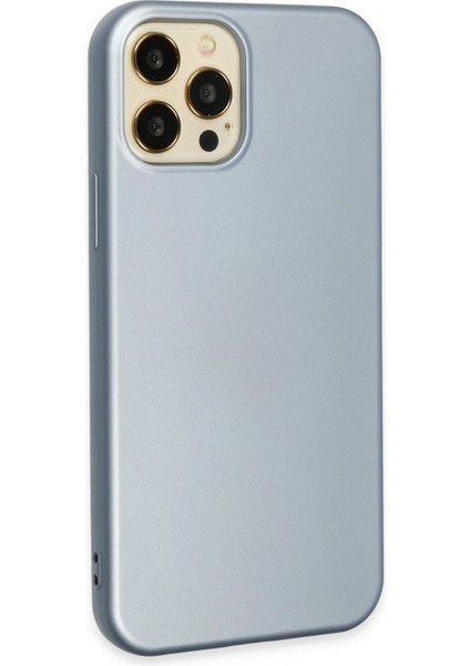 Apple iPhone 12 Pro Kılıf Lansman Içi Kadife Nano Silikon - Sky Blue