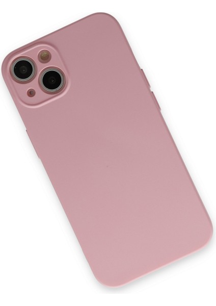 Apple iPhone 13 Kılıf Lansman Içi Kadife Nano Silikon - Pembe