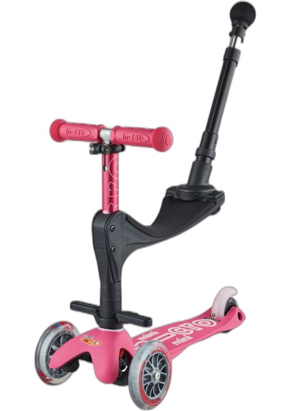 Micro Scooter Mını Mıcro 3 In 1 Deluxe Plus Pınk Çocuk Pembe Scooter MCR.MMD079