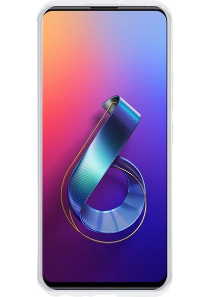 Asus Zenfone 6 ZS630KL İçin Tpu Telefon Kılıfı Şeffaf Beyaz (Yurt Dışından)