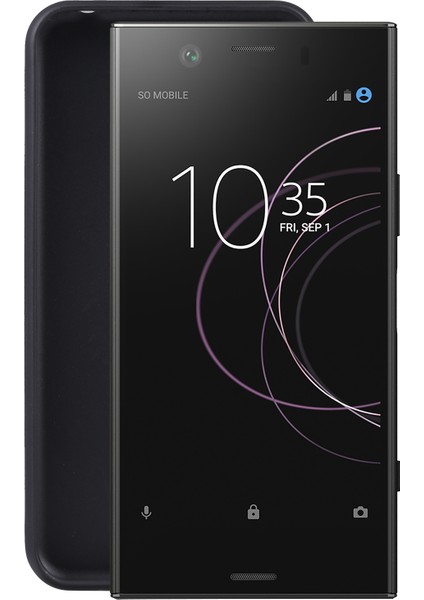 YKD Store Sony Xperia Xz1 İçin Tpu Telefon Kılıfı Puding Siyah (Yurt Dışından)