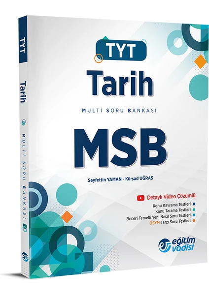 Eğitim Vadisi Yayınları TYT Tarih MSB (Multi Soru Bankası)