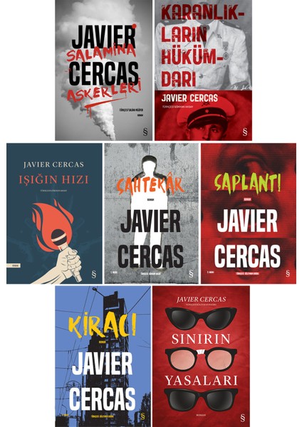 Işığın Hızı - Kiracı - Saplantı - Sınırın Yasaları - 7 Kitap - Javier Cercas