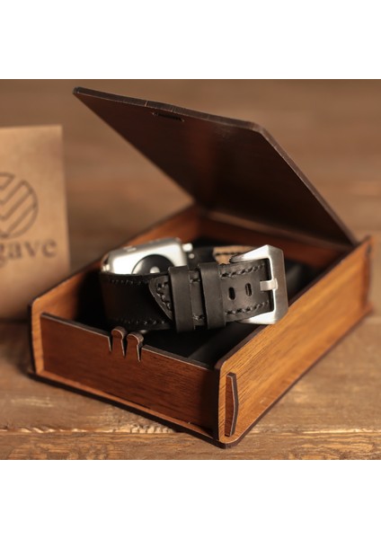 Apple Watch Siyah Deri Kordon 45MM 42MM 44MM 49MM 3 / 4 / 5 / 6 / Se / 7 / 8 / 9 Ultra / Ultra 2 Deri Kordon Hakiki Deri Kayış fiyatları