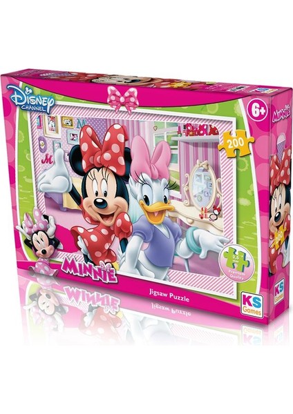 Ks Puzzle Ks Games 200 Parça Minnie Çocuk Puzzle