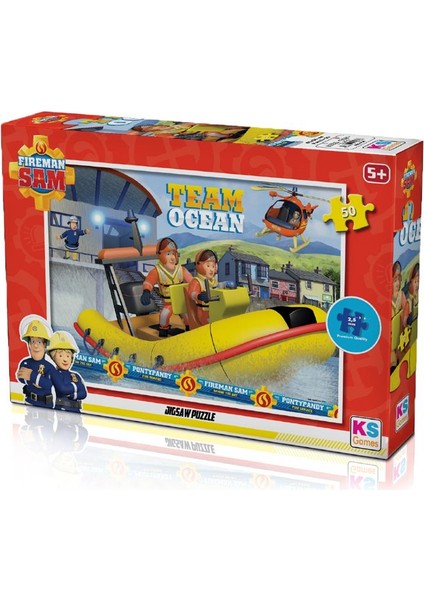 Ks Puzzle Frs 709 Fireman Sam Puzzle 50 Parça -Ks