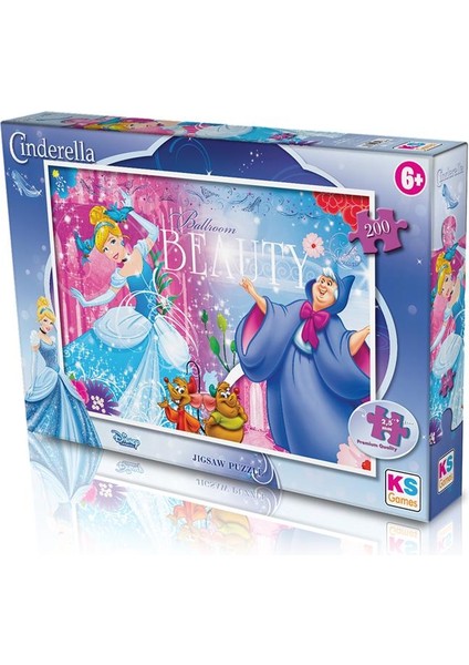 Ks Puzzle Ks Games 200 Parça Cinderella Puzzle