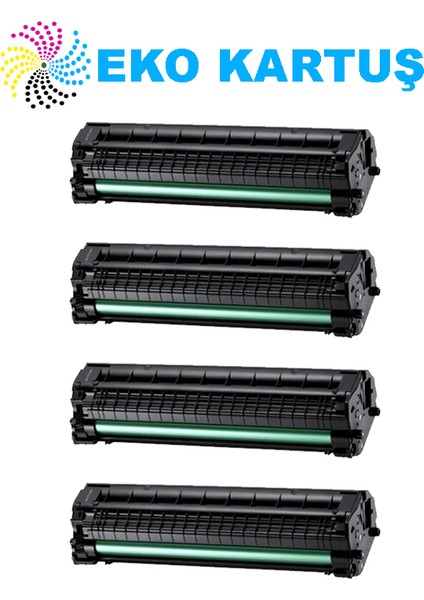 Eko Kartuş Hp 106A W1106A Muadil Toner 4'lü  Çipsiz 135A/107A/ 07W/MFP135W