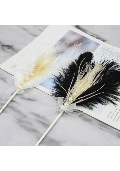 Bebek Duş Doğum Günü Partisi Düğün Için 2 Adet Tüy Kek Topper Süslemeleri (Yurt Dışından) fiyatları