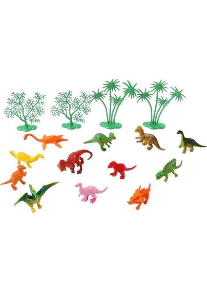 16 Adet/takım Mini Dinozor Kek Toppers Komik Orman Doğum Günü Partisi Dekorasyonu (Yurt Dışından) modelleri