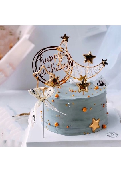 Akrilik Pasta Süsleme Topper Seti Sevgililer Doğum Günü Partisi Cupcake Dekoru (Yurt Dışından) fiyatları