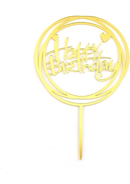 Akrilik Pasta Süsleme Topper Seti Sevgililer Doğum Günü Partisi Cupcake Dekoru (Yurt Dışından) fırsatları