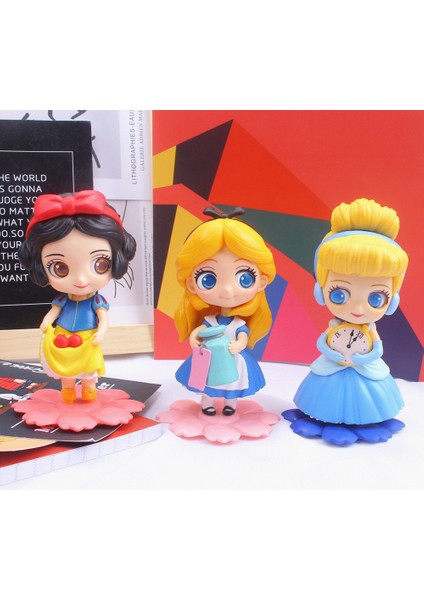 6 Adet Prenses Kek Süsleri Cupcake Toppers Kız Doğum Günü Partisi Dekorasyonu (Yurt Dışından) modelleri