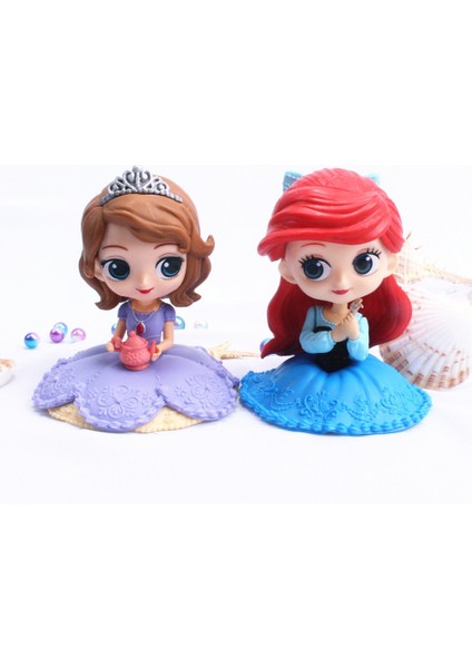 6 Adet Prenses Kek Süsleri Cupcake Toppers Kız Doğum Günü Partisi Dekorasyonu (Yurt Dışından) fiyatları