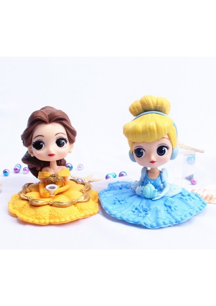 6 Adet Prenses Kek Süsleri Cupcake Toppers Kız Doğum Günü Partisi Dekorasyonu (Yurt Dışından) fırsatları