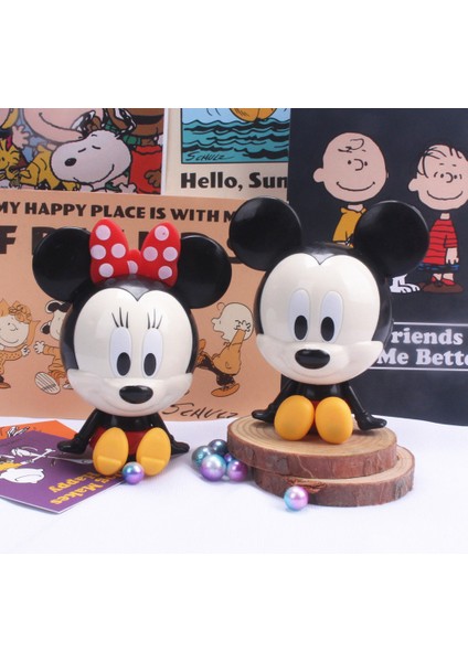 Doğum Günü Partisi Için 1 Çift Mickey Kek Toppers Dekorasyon (Yurt Dışından)