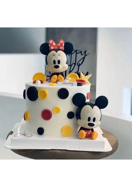 Doğum Günü Partisi Için 1 Çift Mickey Kek Toppers Dekorasyon (Yurt Dışından) indirimleri