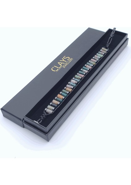 Jewellery Hintakiği & Hematit Taşı Silindir Bileklik modelleri