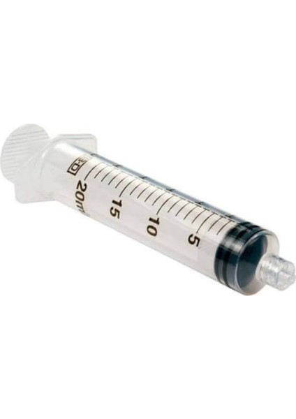 20 ml Luer Lock (Kilitli )Iğnesiz Enjektör 120 Adet