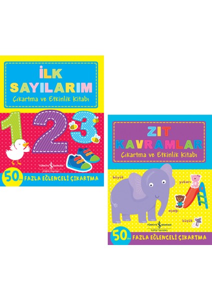 Ilk Sayılarım + Zıt Kavramlar Çıkartma ve Etkinlik Kitabı Seti
