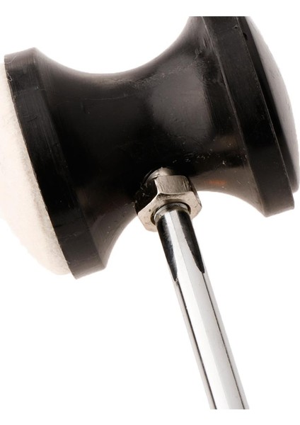 Dayanıklı Bas Kick Davul Pedalı Çırpıcı Çekiç Metal Mil ile Kedi Keçe (Yurt Dışından)