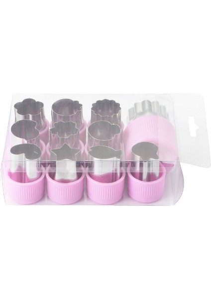 Paslanmaz Çelik Bisküvi Kalıbı 12 Parçalı Set Sebze Meyve Kesme Baskı Kabartma Kalıbı (Yurt Dışından) indirimleri