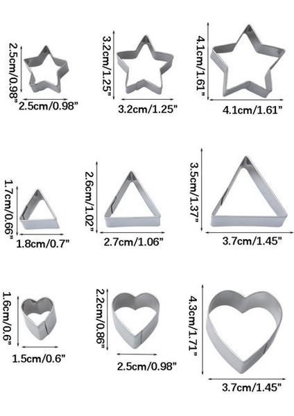 24 Paslanmaz Çelik Bisküvi Diy Geometrik Desenli Kurabiye Kalıbı Seti (Yurt Dışından) indirimleri