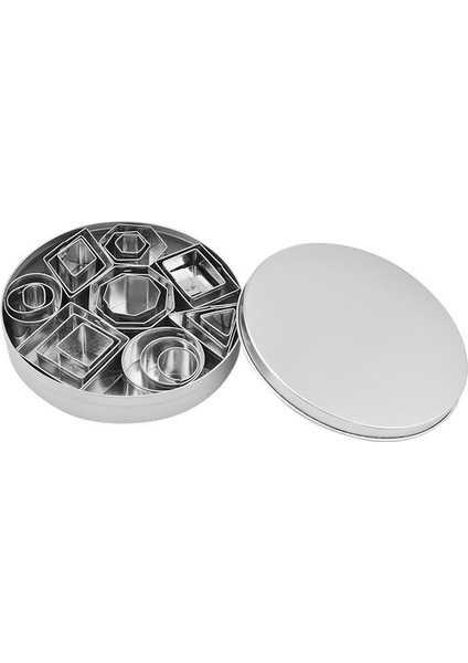 24 Paslanmaz Çelik Bisküvi Diy Geometrik Desenli Kurabiye Kalıbı Seti (Yurt Dışından) fiyatları