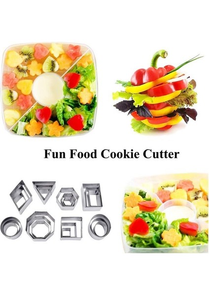 24 Paslanmaz Çelik Bisküvi Diy Geometrik Desenli Kurabiye Kalıbı Seti (Yurt Dışından) indirimleri