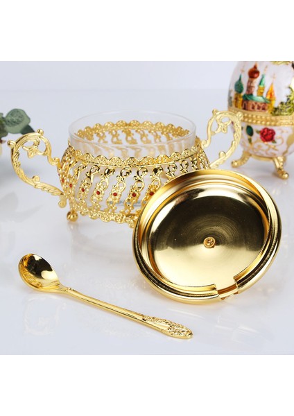 Kaşık Mutfak Malzemeleri Baharat Kavanoz ile Cam Alaşım Kahve Şekerlik (Yurt Dışından) modelleri