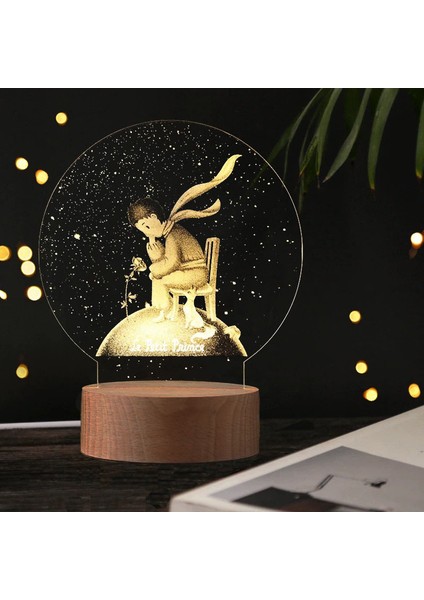 Yaratıcı 3D Başucu Gece Lambası Dekoratif Masa Lambası (Yurt Dışından)