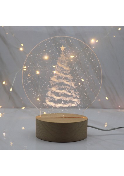 Yaratıcı 3D Başucu Gece Lambası Dekoratif Masa Lambası (Yurt Dışından)